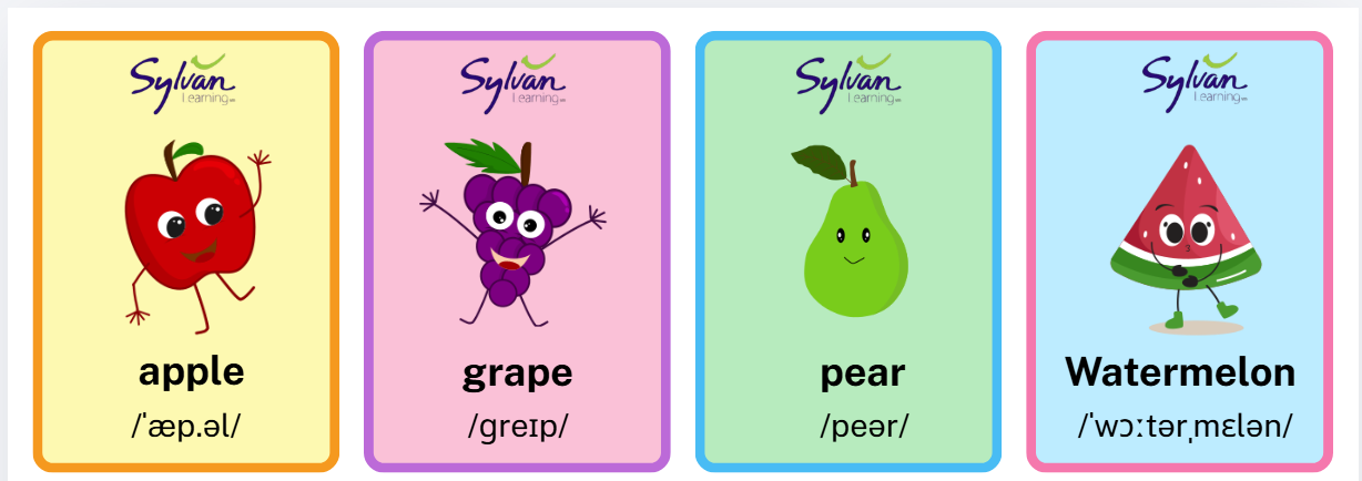 Mẫu thẻ học từ vựng bằng flashcard sinh động giúp trẻ ghi nhớ 20 từ mỗi ngày