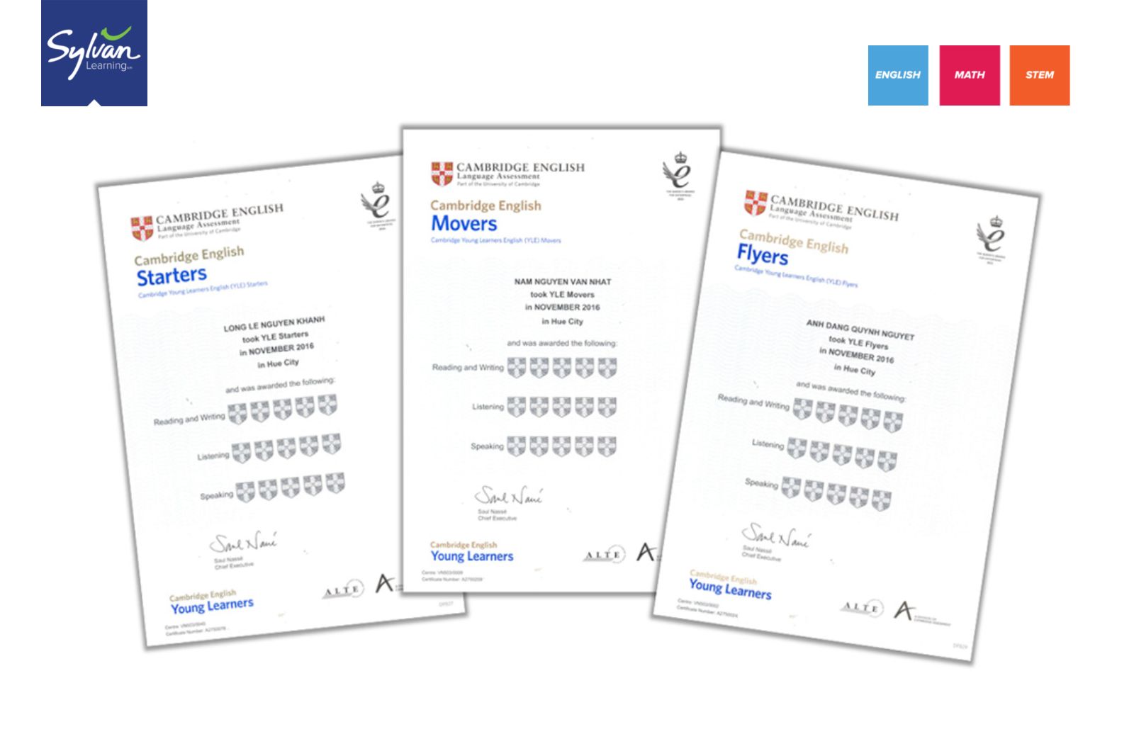 Chứng chỉ Cambridge là chứng chỉ Anh ngữ Quốc tế