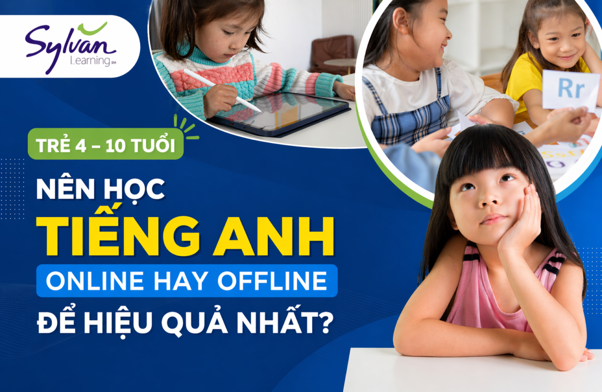 nên cho trẻ học tiếng Anh online hay trực tiếp
