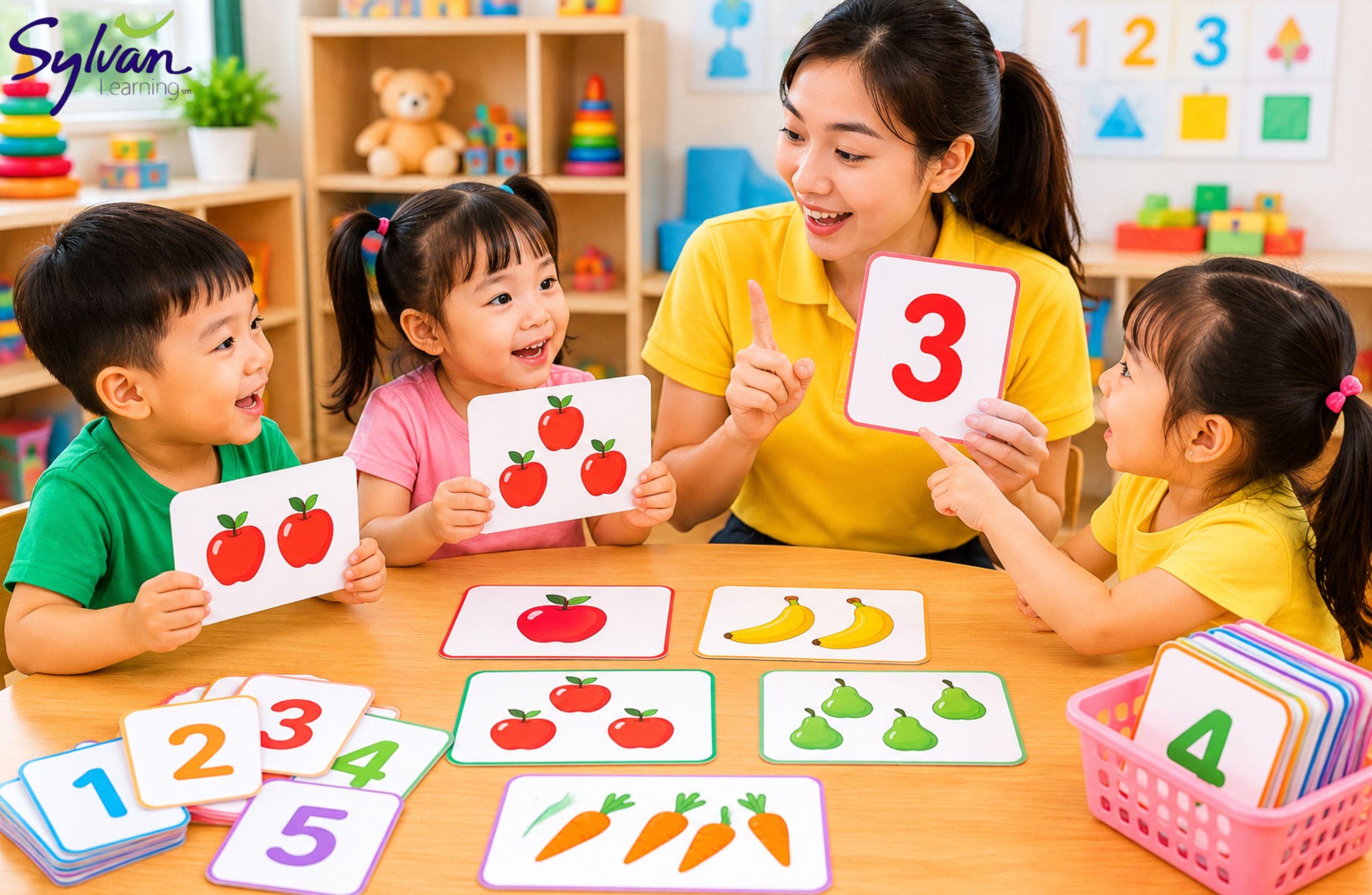 Hoạt Động Toán Tư Duy Cho Trẻ Mầm Non Với Flashcard