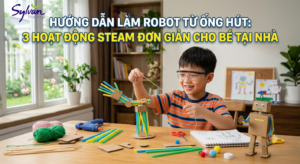 3 Cách Làm Robot Từ Ống Hút Cho Bé Tự Học STEAM Tại Nhà