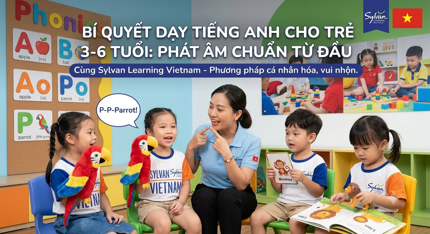 Bí Quyết Dạy Tiếng Anh Cho Trẻ 3-6 Tuổi Giúp Bé Phát Âm Chuẩn Từ Đầu